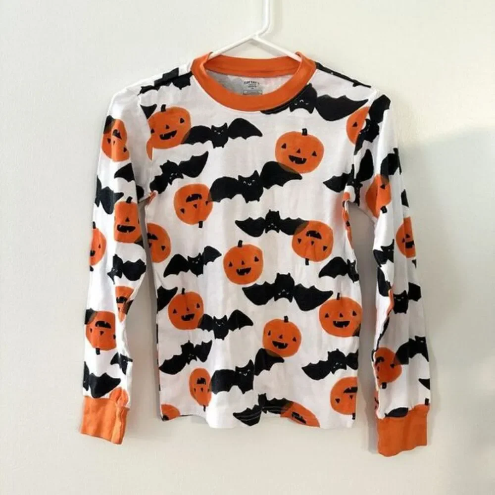 Carter's Kids Top Pumpkin Fall Halloween Size‎ Small
